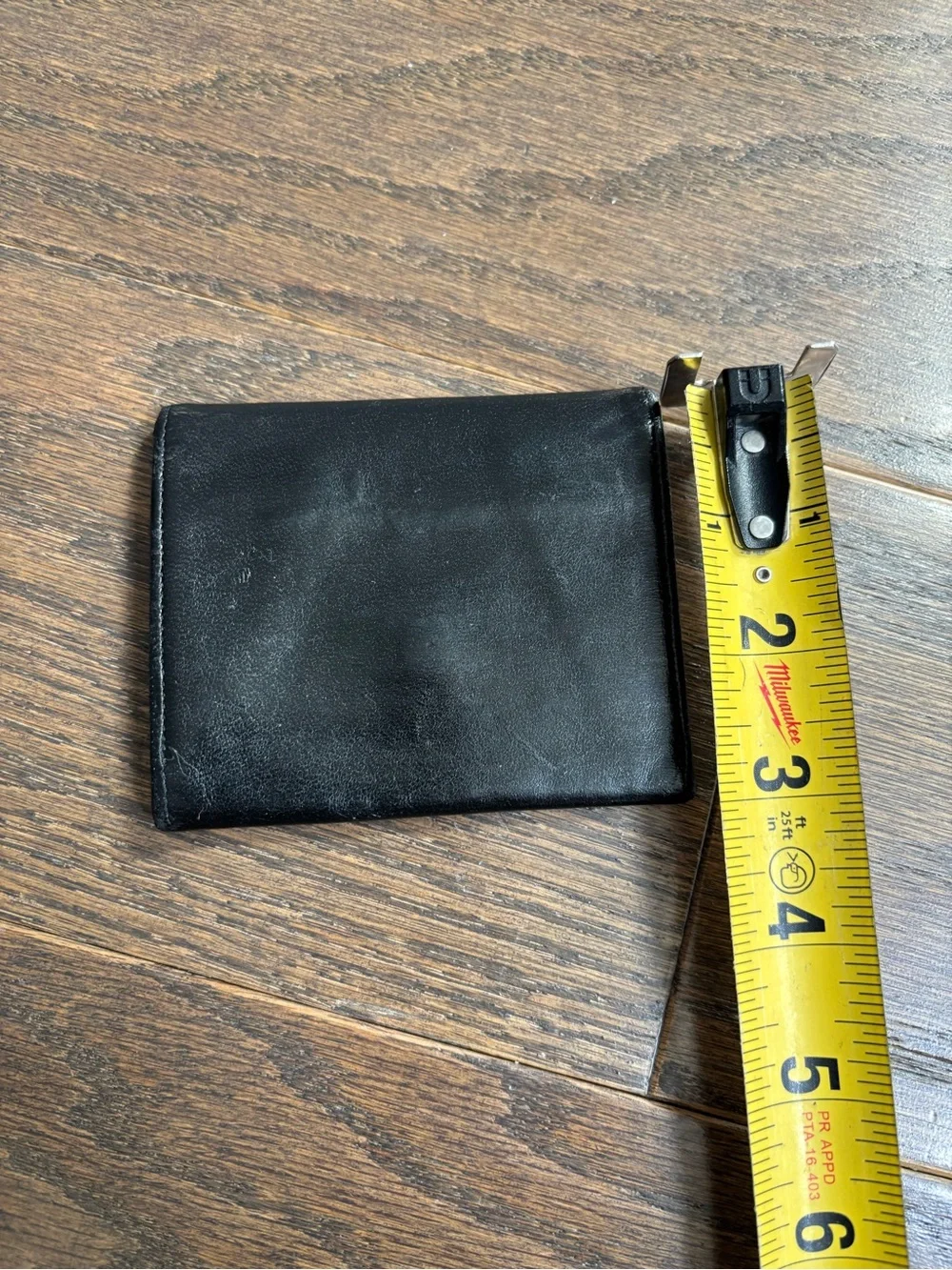 CHANEL CC Black Lambskin Leather Small Bifold Wallet